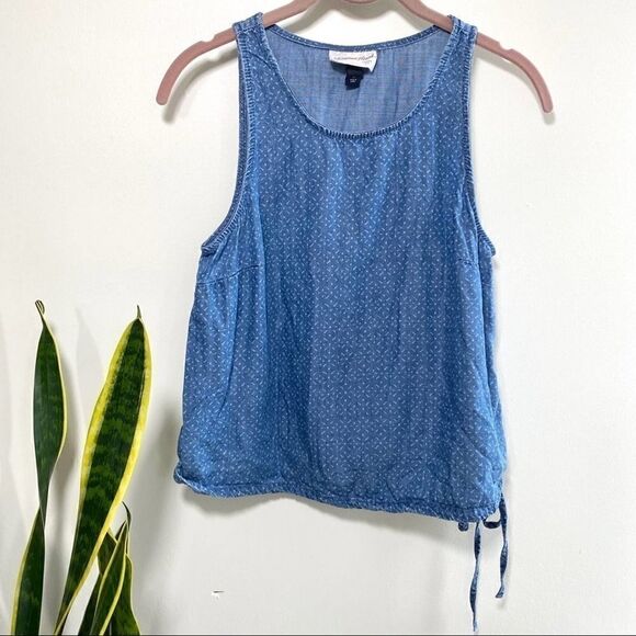 Universal thread denim look printed boho tank xs - Picture 3 of 6